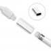 4smarts Charging Adapter Lightning to Lightning for Apple Pencil - Lightning адаптер (женски към женски Lightning) за зареждане на Apple Pencil (1st Gen) (сребрист) 2