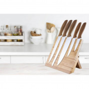 Platinet 5 Knifes Set With Magnetic Bamboo Board 2