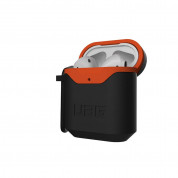 Urban Armor Gear Standard Issue Hard Case 001 for Apple Airpods (black-orange) 4