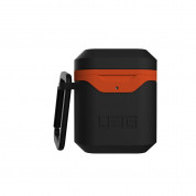 Urban Armor Gear Standard Issue Hard Case 001 for Apple Airpods (black-orange) 1
