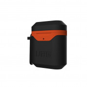 Urban Armor Gear Standard Issue Hard Case 001 for Apple Airpods (black-orange) 3