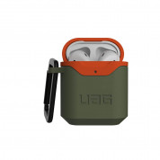 Urban Armor Gear Standard Issue Hard Case 001 for Apple Airpods (olive-orange) 2