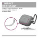 Urban Armor Gear Soft Touch U Silicone Case - удароустойчив силиконов калъф с карабинер за Apple Airpods Pro (сив) 9