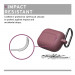 Urban Armor Gear Soft Touch U Silicone Case - удароустойчив силиконов калъф с карабинер за Apple Airpods Pro (розов) 10