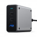Satechi 100W USB-C PD Compact GaN Charger - захранване за ел. мрежа с 2xUSB-C PD изхода и USB 3.0 изход (сив) 4