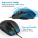 TeckNet EGM01826BA02 RGB Wired Programmable Gaming Mouse - програмируема геймърска мишка с LED подсветка (черен) 5