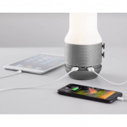 Lexon LA106MX Terrace Lamp, Bluetooth Speaker And Power Bank - дизайнерска LED лампа с 6W спийкър и 4000 mAh външна батерия (тъмносив) 5