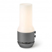 Lexon LA106MX Terrace Lamp, Bluetooth Speaker And Power Bank - дизайнерска LED лампа с 6W спийкър и 4000 mAh външна батерия (тъмносив) 3