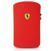 Ferrari Scuderia Series Pouch V1 - кожен калъф за iPhone 4/4S (червен)