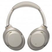 Sony WH-1000XM3 Wireless Noise-Canceling Headphones - безжични Bluetooth слушалки с активно заглушаване на околния шум (сребрист) 4