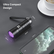 TechRise UV51801 UV 12-Led Flashlight Torch - джобен LED фенер с ултравиолетова светлина 4