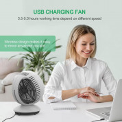 Voxon HDF02506WA01 USB Desk Fan - настолен USB вентилатор (бял) 4