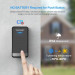 TeckNet HDB01617BU01 Wireless Plug-In DoorBell - безжичен стилен звънец за входна врата (черен)  2