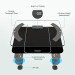 Voxon HFS02220BA01 Smart Body Fat Scale - умен кантар за измерване на 13 телесни показатели 6