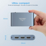 TeckNet EHU01006GA01 3-Port HDMI Auto Switch Box - три-портов HDMI превключвател 5