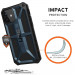 Urban Armor Gear Monarch Case - удароустойчив хибриден кейс за iPhone 12, iPhone 12 Pro (тъмносин) 9