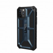 Urban Armor Gear Monarch Case - удароустойчив хибриден кейс за iPhone 12, iPhone 12 Pro (тъмносин) 1
