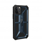 Urban Armor Gear Monarch Case - удароустойчив хибриден кейс за iPhone 12, iPhone 12 Pro (тъмносин) 3