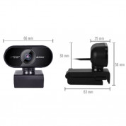 A4Tech PK-930HA HD WebCam - 1080p FullHD домашна уеб видеокамера с микрофон (черен) 5