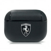 Ferrari Signature Leather Case for Airpods Pro (black)