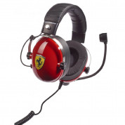 Thrustmaster T.Racing Scuderia Ferrari Edition Gaming headset - геймърски слушалки с микрофон и управление на звука (червен) 3