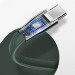 Baseus Bracelet USB-C Cable (CATFH-06B) - кабел за устройства с USB-C порт (22 см) (тъмнозелен)  10