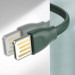Baseus Bracelet USB-C Cable (CATFH-06B) - кабел за устройства с USB-C порт (22 см) (тъмнозелен)  9