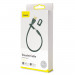 Baseus Bracelet USB-C Cable (CATFH-06B) - кабел за устройства с USB-C порт (22 см) (тъмнозелен)  12