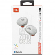 JBL Tune 125TWS - безжични Bluetooth слушалки с микрофон за мобилни устройства (бял)  9