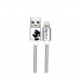Disney Mickey Mouse Apple Lightning Cable - USB кабел за Apple устройства с Lightning порт (100 см) (сребрист) 1