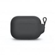 Moshi Pebbo Detachable Wrist Strap & LintGuard Protection Case for Apple Airpods Pro (shadow black) 4