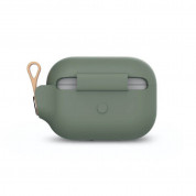 Moshi Pebbo Detachable Wrist Strap & LintGuard Protection Case for Apple Airpods Pro (mint green) 3