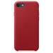 Apple iPhone SE2 Leather Case - оригинален кожен кейс (естествена кожа) за iPhone SE (2020), iPhone 8, iPhone 7 (червен) 2