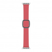 Apple Modern Buckle Band Small - оригинална кожена каишка за Apple Watch 38мм, 40мм, 41мм (розов) 1