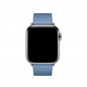 Apple Modern Buckle Band Small - оригинална кожена каишка за Apple Watch 38мм, 40мм, 41мм (светлосин) 2
