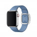 Apple Modern Buckle Band Large - оригинална кожена каишка за Apple Watch 38мм, 40мм, 41мм (светлосин) 1