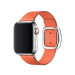 Apple Modern Buckle Band Medium - оригинална кожена каишка за Apple Watch 38мм, 40мм, 41мм (оранжев) 1