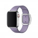 Apple Modern Buckle Band Small - оригинална кожена каишка за Apple Watch 38мм, 40мм (светлолилав) 1