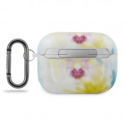 U.S. Polo Assn. Airpods Pro Tie & Dye Silicone Case - силиконов калъф с карабинер за Apple Airpods Pro (шарен) 1