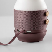Lexon LA106MX Terrace Lamp, Bluetooth Speaker And Power Bank - дизайнерска LED лампа с 6W спийкър и 4000 mAh външна батерия (кафяв) 4