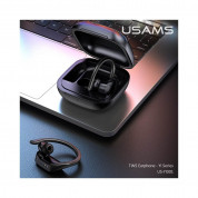 USAMS YI001 Ear Hook TWS Waterproof Earphones (black) 7