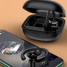 USAMS YI001 Ear Hook TWS Waterproof Earphones - безжични блутут слушалки със зареждащ кейс за мобилни устройства (черен) 10
