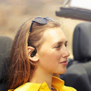 USAMS YI001 Ear Hook TWS Waterproof Earphones - безжични блутут слушалки със зареждащ кейс за мобилни устройства (черен) 10