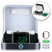 Sumato WatchBox Smart Charging Case 5000mAh - сертифициран луксозен кейс с преносима батерия за зареждане на Apple Watch и iPhone (сребрист) 2