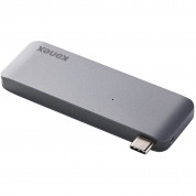 Kanex iAdapt 5-in-1 Multiport USB-C Hub - мултифункционален USB-C хъб за свързване на допълнителна периферия за MacBook (сив) 2