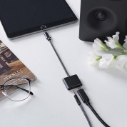 Kanex DuraBraid USB-C to 3.5mm Headphone Jack Adapter & Charging - пасивен адаптер USB-C към 3.5 мм. аудио изход и USB-C изход (черен)  5