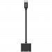 Kanex DuraBraid USB-C to 3.5mm Headphone Jack Adapter & Charging - пасивен адаптер USB-C към 3.5 мм. аудио изход и USB-C изход (черен)  2