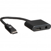 Kanex DuraBraid USB-C to 3.5mm Headphone Jack Adapter & Charging - пасивен адаптер USB-C към 3.5 мм. аудио изход и USB-C изход (черен)  2