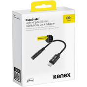 Kanex DuraBraid Lightning to 3.5mm Headphone Jack Adapter - адаптер от Lightning към 3.5 мм аудио жак (женско) за устройства с Lightning порт (черен)  2