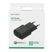 4smarts Wall Charger DoublePort 20W with Quick Charge and PD - захранване за ел. мрежа с USB, USB-C изход и технологии за бързо зареждане (черен) 8